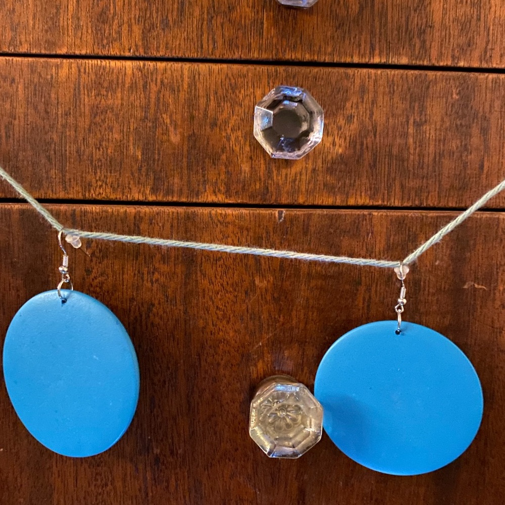Retro statement earrings